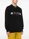 ps paul smith - Crewneck cotton sweatshirt with hat print - 2