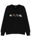 ps paul smith - Crewneck cotton sweatshirt with hat print