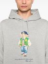 polo ralph lauren - Grey cotton sweatshirt with bear design - 1