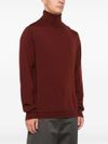 ps paul smith - Burgundy turtleneck wool sweater - 3