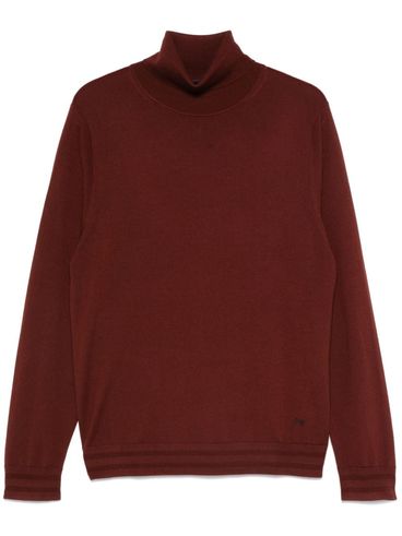 PS PAUL SMITH - Burgundy turtleneck wool sweater