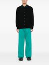 ps paul smith - Wool cardigan with striped collar - 4