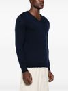 V-neck wool sweater