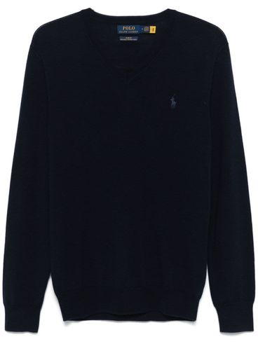 POLO RALPH LAUREN - V-neck wool sweater