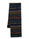 ps paul smith - Striped wool blend scarf