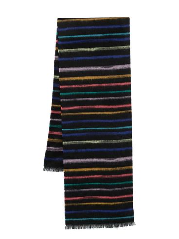 PS PAUL SMITH - Striped wool blend scarf