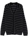 ps paul smith - Striped wool cardigan