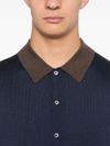 ps paul smith - Wool cardigan with striped collar - 4