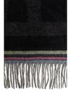 ps paul smith - Fringed wool blend scarf - 1