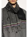 ps paul smith - Fringed wool blend scarf - 3