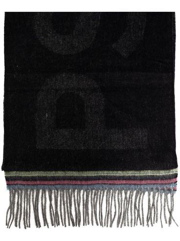 PS PAUL SMITH - Fringed wool blend scarf