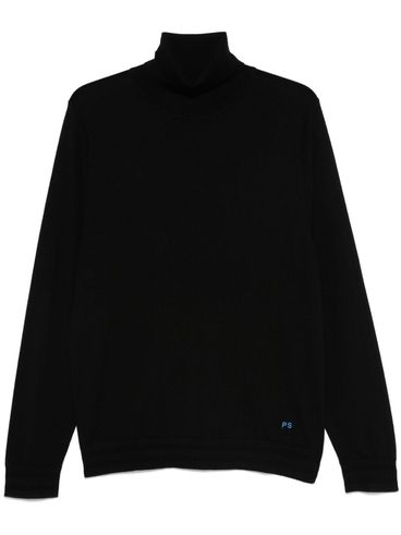 PS PAUL SMITH - Black turtleneck wool sweater