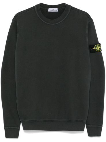 STONE ISLAND - Felpa in cotone girocollo