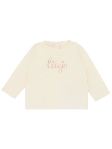 LIU JO - T-shirt in cotone con logo