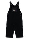 Corduroy ribbed overalls with pocket