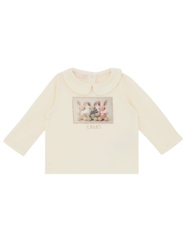 LIU JO - T-shirt in cotone con stampa