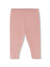 Pink stretch cotton leggings