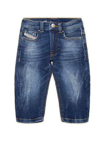 DIESEL - Long cotton jeans