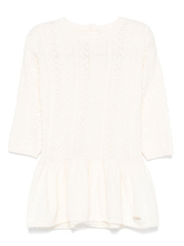 CHLOÉ - Open-knit cotton dress