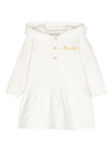 MONCLER - Cotton dress with ruffles