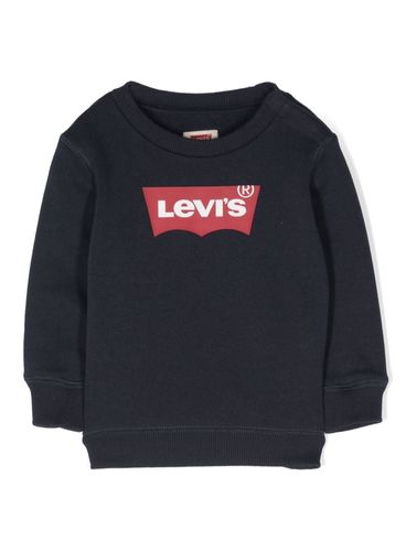 LEVI'S - Crewneck cotton sweatshirt with logo