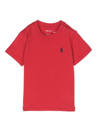 POLO RALPH LAUREN - Cotton t-shirt with logo embroidery