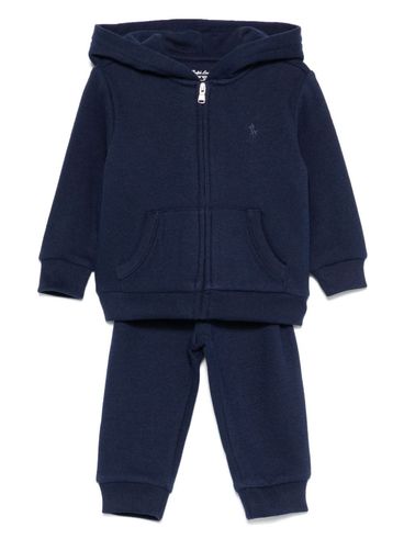 POLO RALPH LAUREN - Cotton blend jumpsuit with logo embroidery