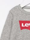 Crewneck cotton sweatshirt with logo