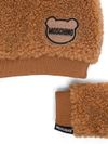 Set cappello e guanti in finto shearling