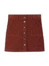 bonpoint - Cotton mini skirt with buttons