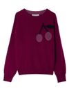 bonpoint - Cashmere sweater with cherry design