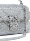 Silver 'Love Lady Puff Mini' Bag