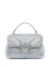 Silver 'Love Lady Puff Mini' Bag