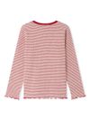 bonpoint - T-shirt in cotone a righe con ricamo ciliegia - 1