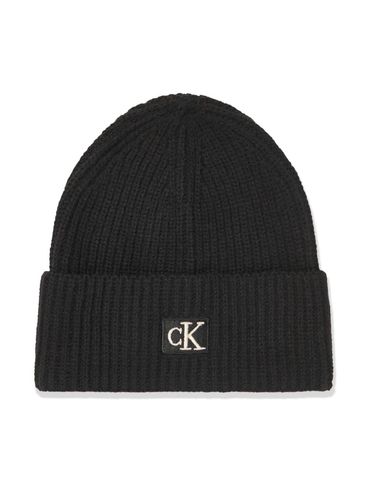 Ribbed beanie with logo