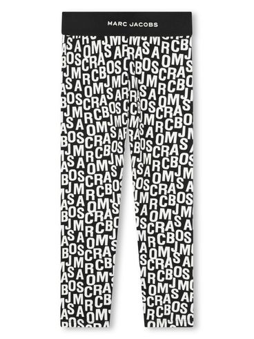 MARC JACOBS - Stretch cotton leggings with logo