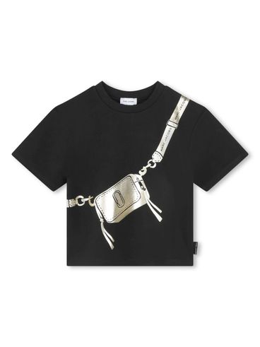 Cotton T-shirt with bag print