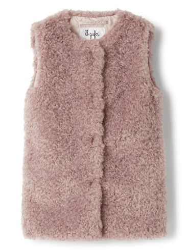 IL GUFO - Sleeveless faux fur vest