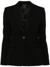 pinko - Black jacket with V-neck 'Sigum'