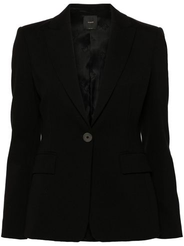 PINKO - Black jacket with V-neck 'Sigum'