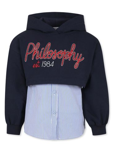 PHILOSOPHY DI LORENZO SERAFINI - Cotton sweatshirt with shirt