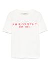 philosophy di lorenzo serafini - Cotton T-shirt with front logo