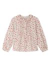 bonpoint - Blusa in cotone con stampa ciliegie