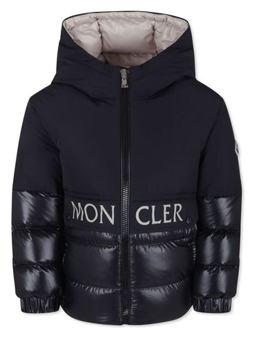 MONCLER - Piumino corto Andres con logo