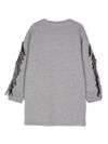 stella mccartney - Abito corto in cotone con frange - 1