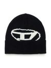 Ribbed beanie with logo