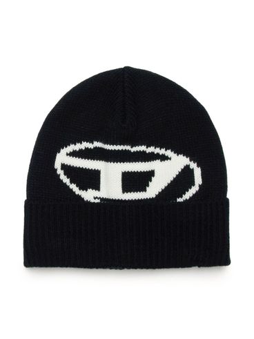 Ribbed beanie with logo