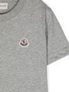 T-shirt in cotone con ricamo logo