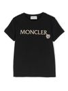 moncler - Cotton T-shirt with logo embroidery