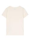 moncler - Cotton T-shirt with logo embroidery - 2